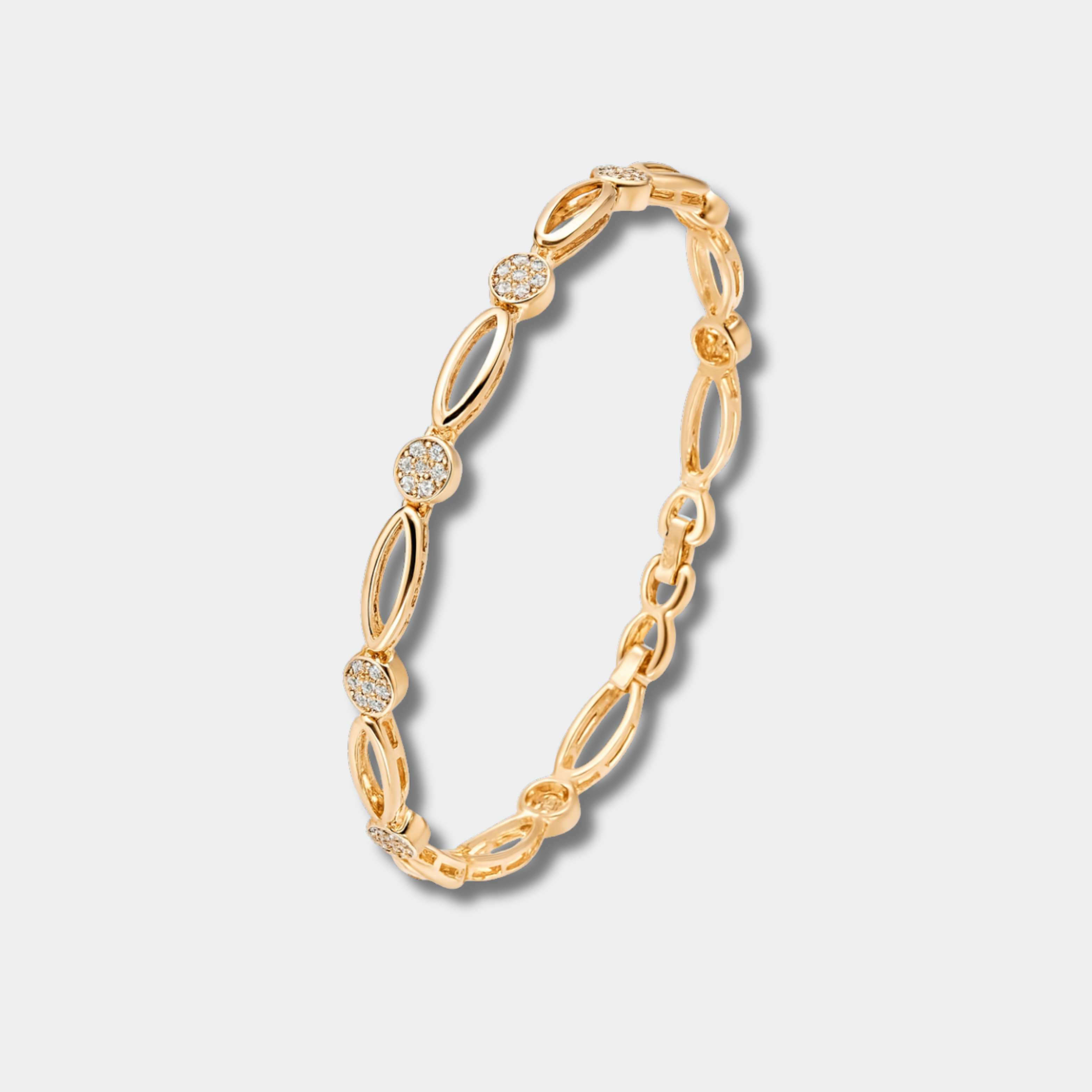 Klara - Élégant bracelet en or avec zircon