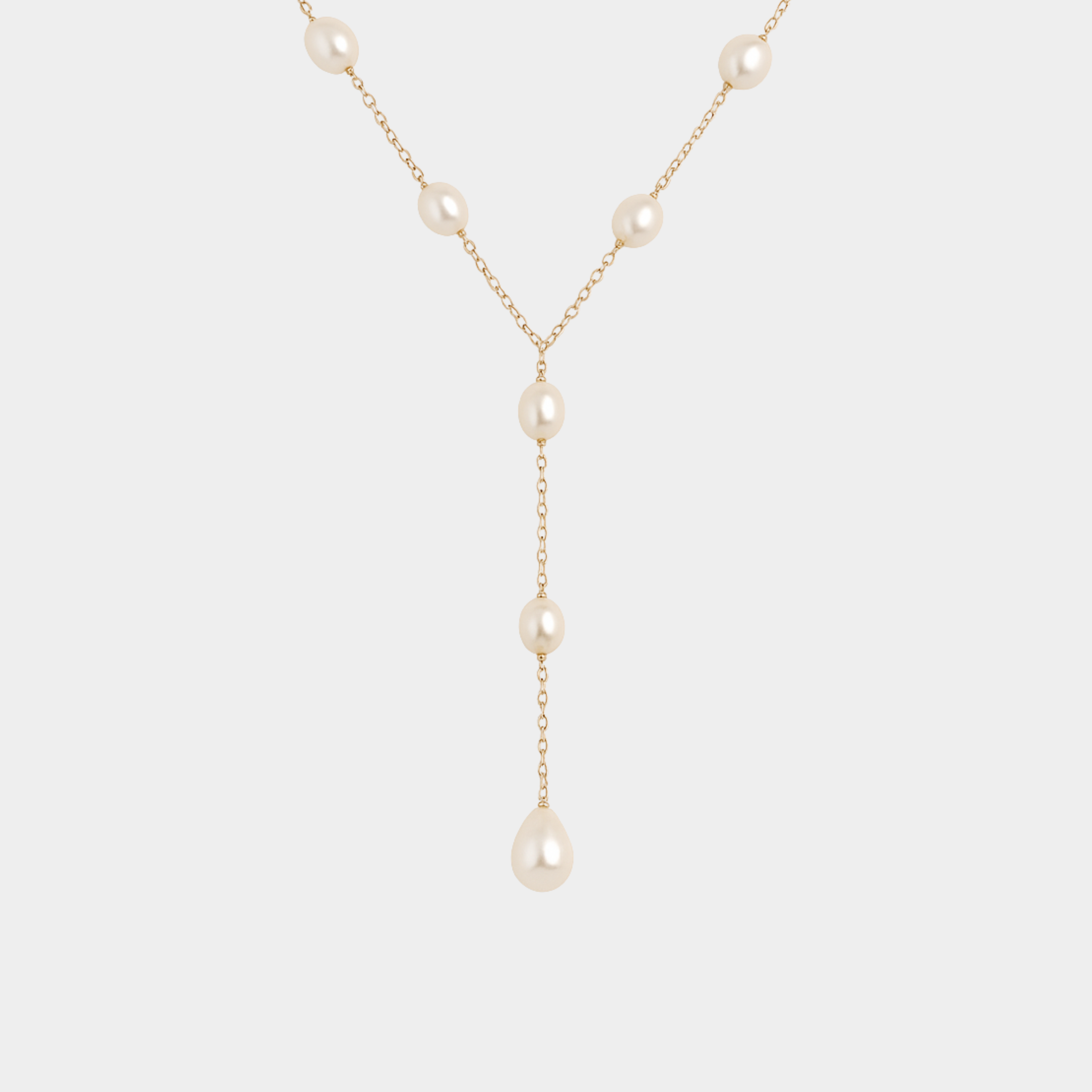 Annika - Collier vintage avec perles pendantes